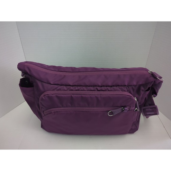 Pacsafe For Ebags Anti-Theft Crossbody Strap RFID Travel Bag Purple EB2110-03 - Picture 2 of 12
